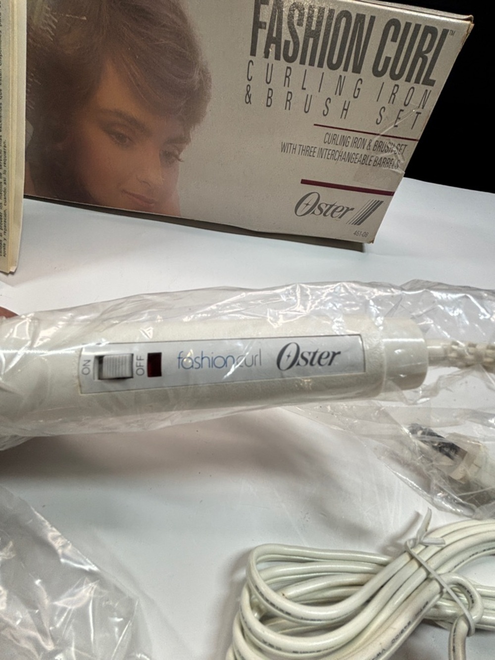 Oster Fashion Curl Curling Iron Brush Set 3 Interchangeable Barrels - Picture 5 of 16